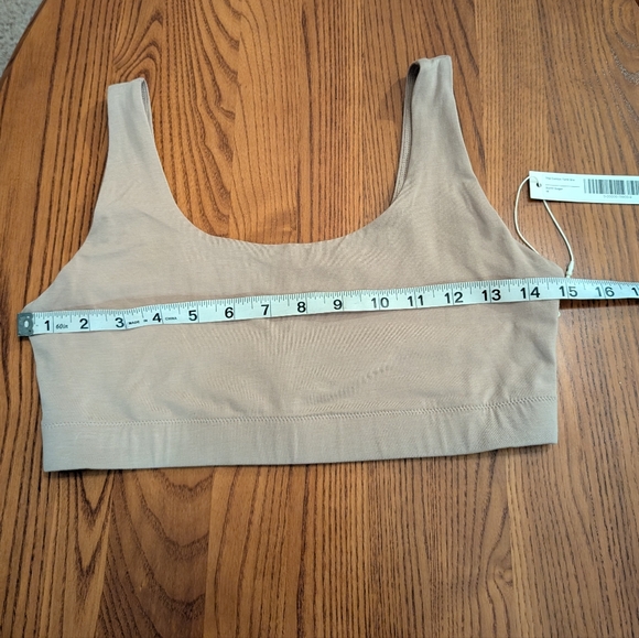 Everlane tan cotton tank bra, size M - NEW - Picture 3 of 8